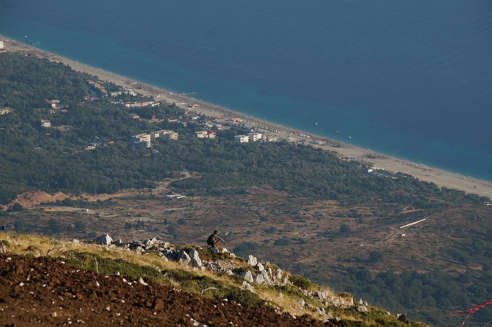 Türkise Bucht an der Albanischen Riviera